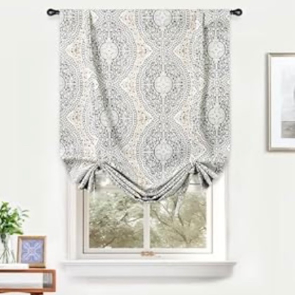 Drift Away Tie up Curtains for Small Window